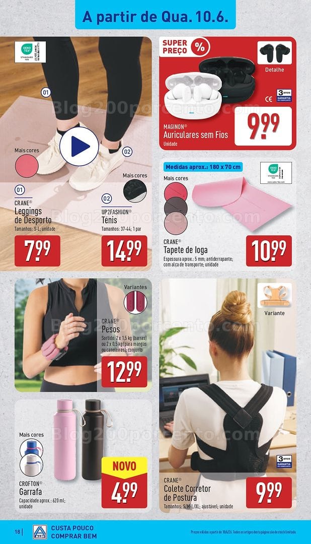 Antevisão Folheto ALDI Bazar Promoções de 10 a 14 junho