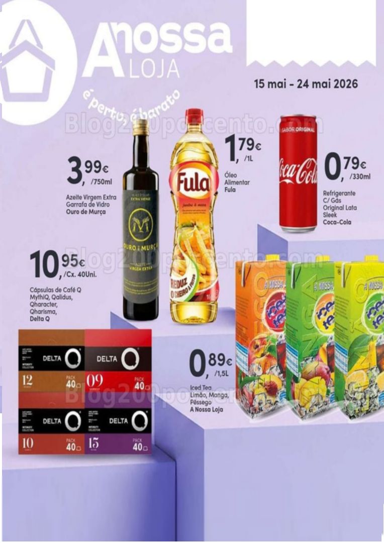 Antevisão Folheto A NOSSA LOJA Promoções de 15 a 24 maio