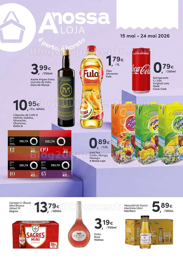 Antevisão Folheto A NOSSA LOJA Promoções de 15 a 24 maio