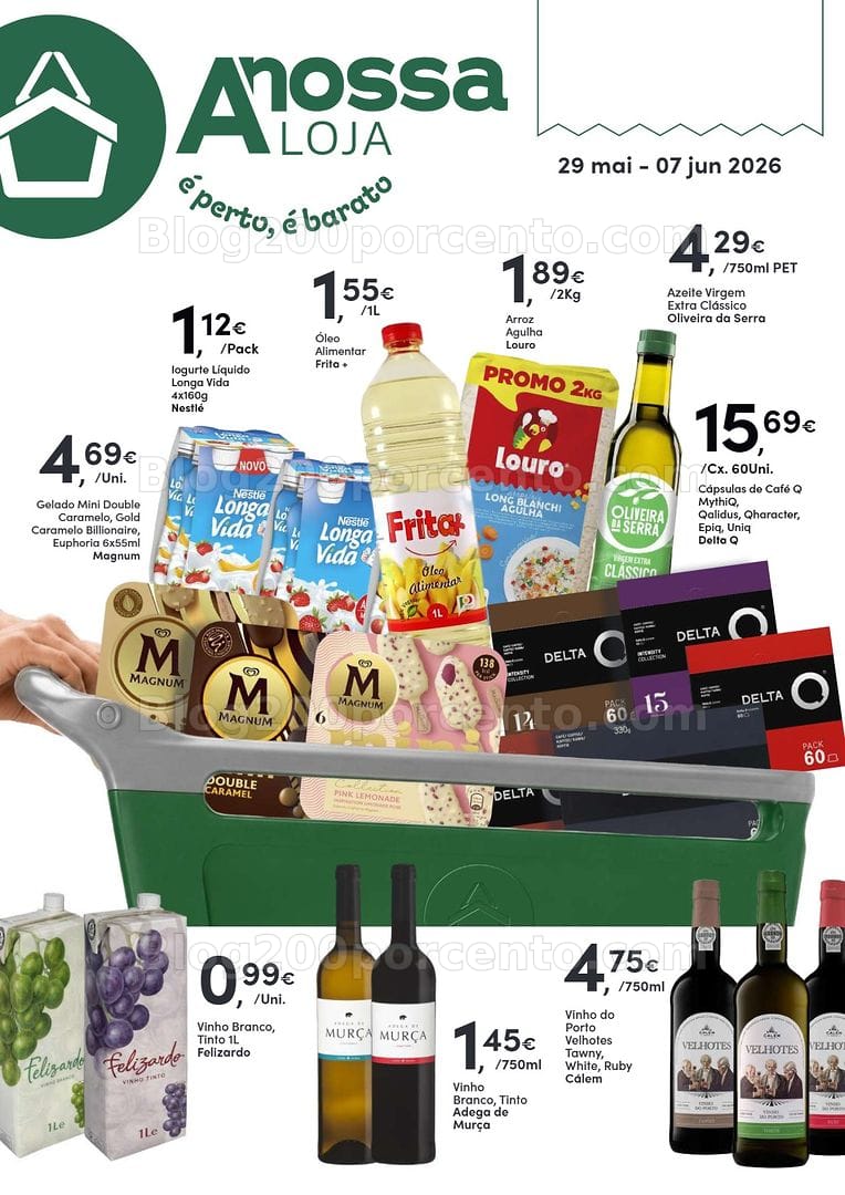 Antevisão Folheto A NOSSA LOJA Promoções de 29 maio a 7 junho