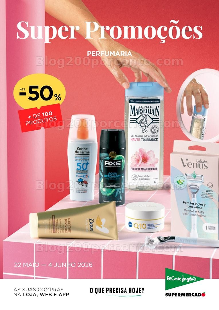 Antevisão Folheto EL CORTE INGLÉS Promoções de 22 maio a 4 junho