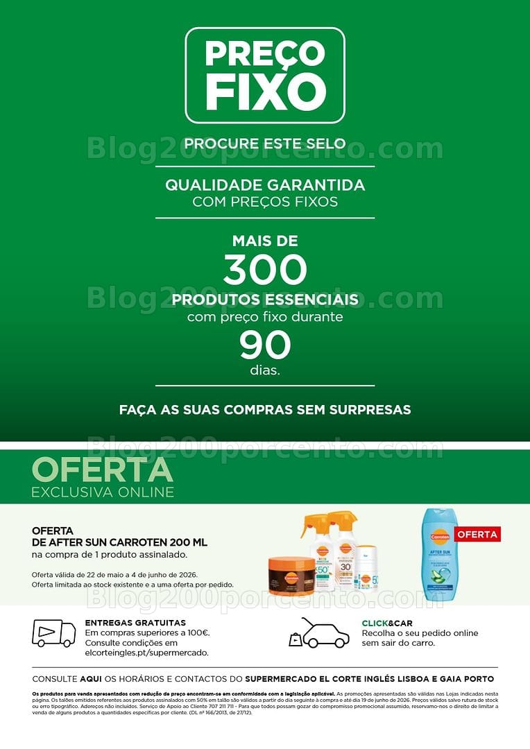 Antevisão Folheto EL CORTE INGLÉS Promoções de 22 maio a 4 junho