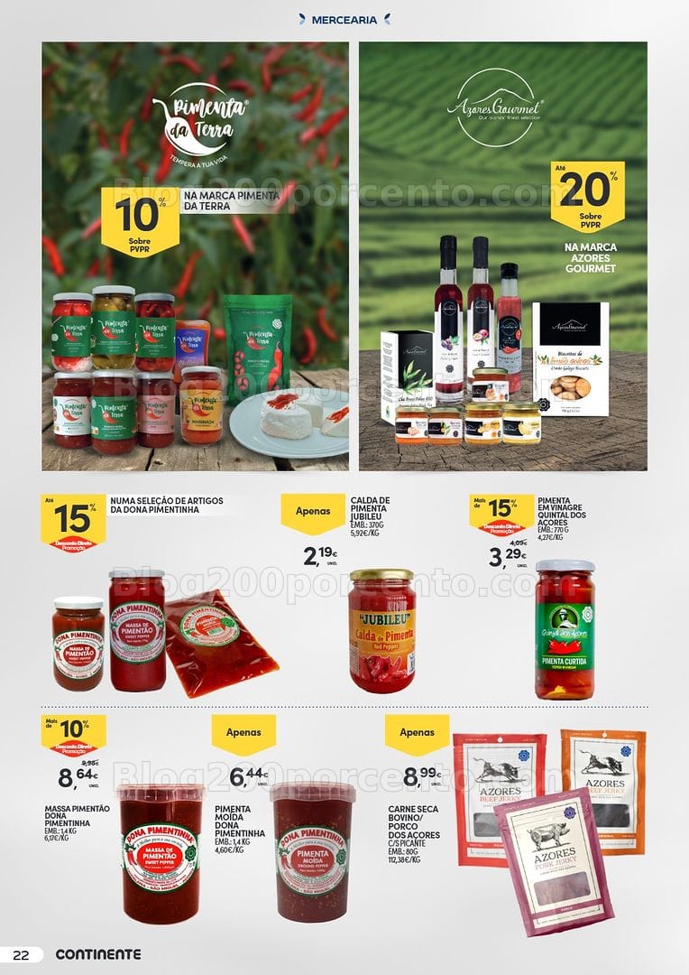 Antevisão Folheto CONTINENTE Especial Açores Promoções de 12 a 25 maio
