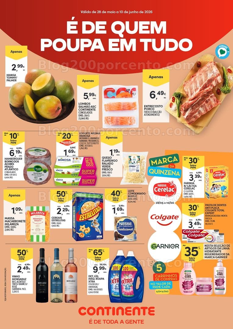 Antevisão Folheto CONTINENTE Açores Promoções até 10 junho
