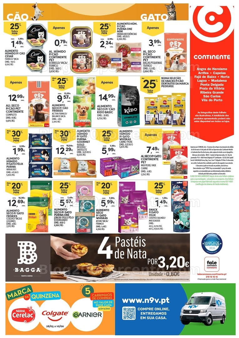 Antevisão Folheto CONTINENTE Açores Promoções até 10 junho