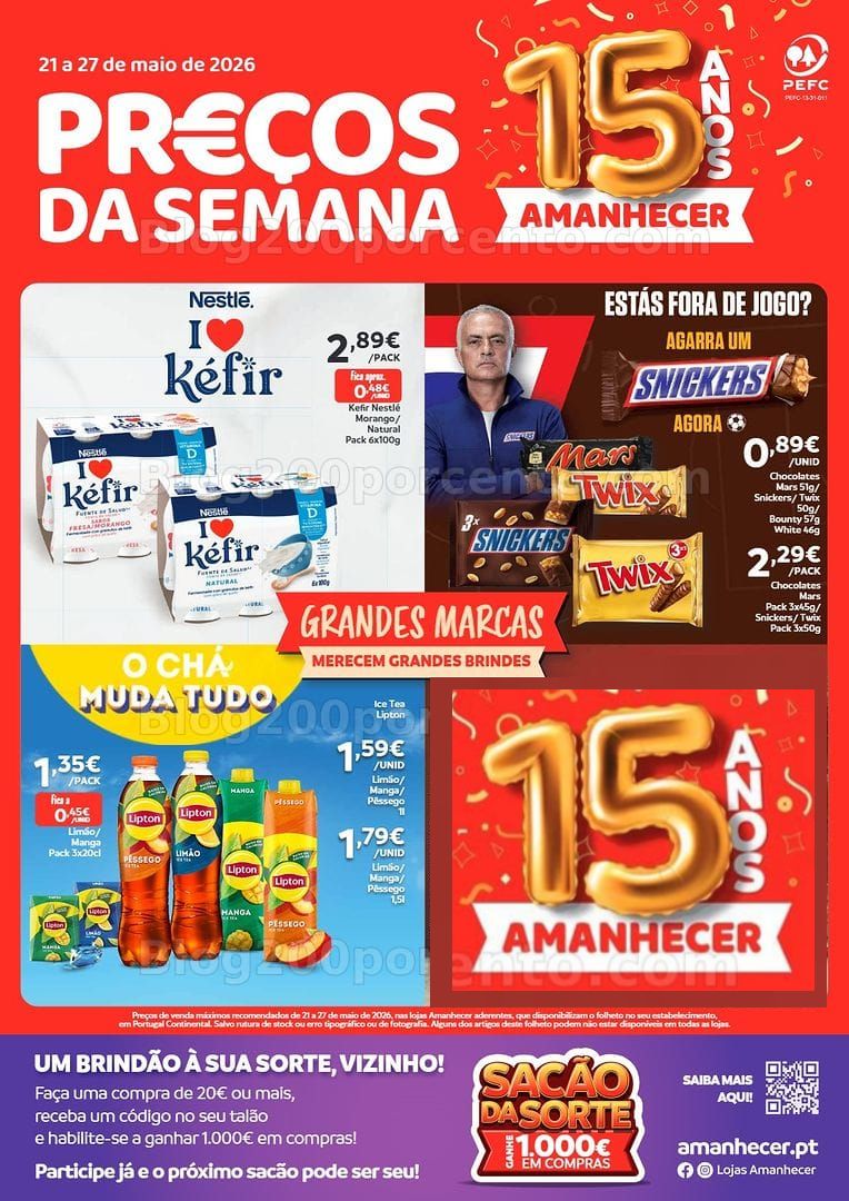 Antevisão Folheto AMANHECER Promoções de 21 a 27 maio