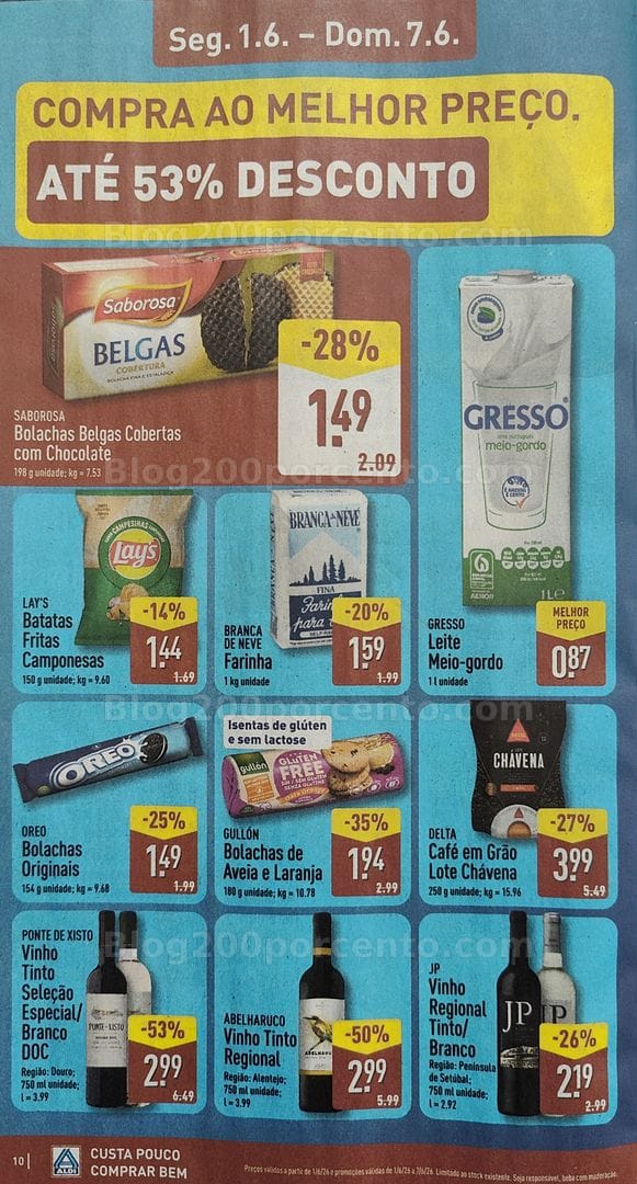 Antevisão Folheto ALDI Promoções de 1 a 7 junho