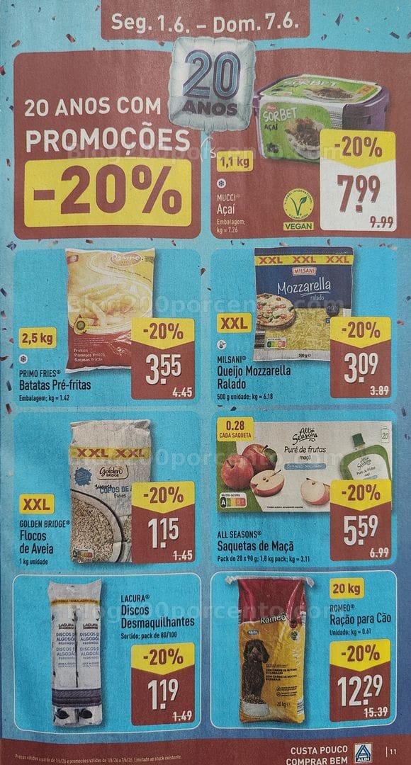 Antevisão Folheto ALDI Promoções de 1 a 7 junho