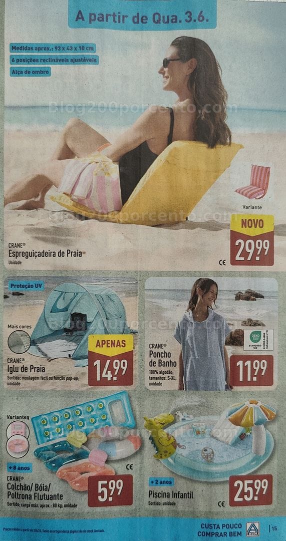 Antevisão Folheto ALDI Bazar Promoções de 3 a 7 junho