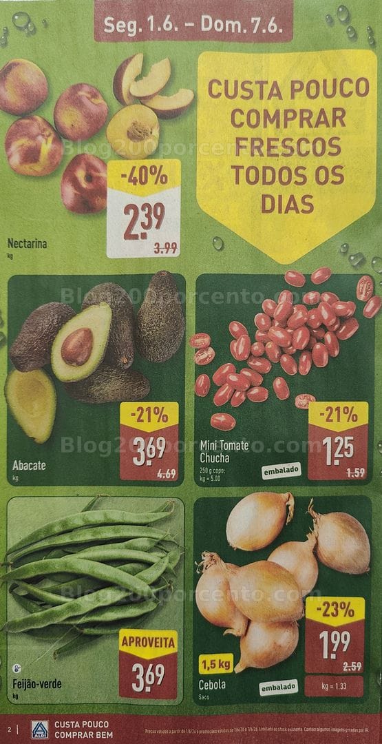 Antevisão Folheto ALDI Promoções de 1 a 7 junho