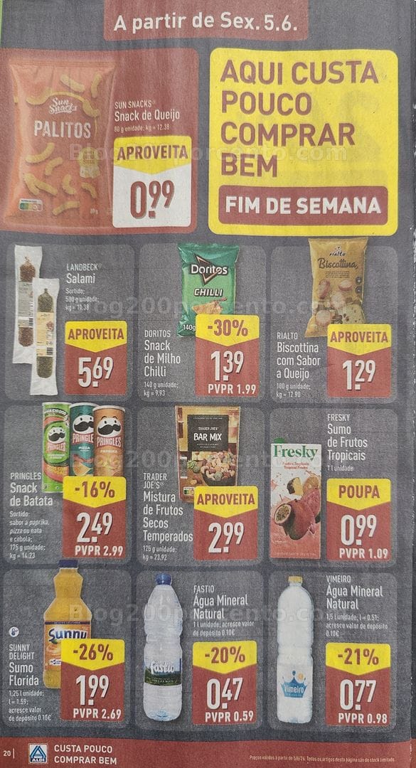 Antevisão Folheto ALDI Promoções de 1 a 7 junho