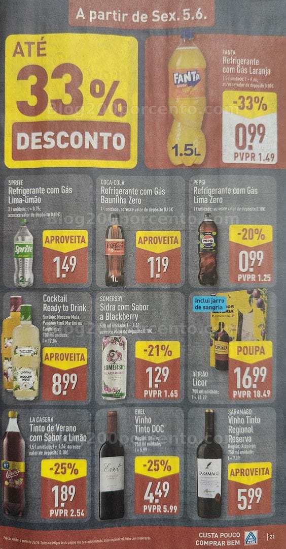 Antevisão Folheto ALDI Promoções de 1 a 7 junho