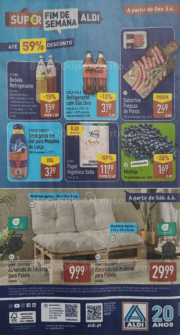 Antevisão Folheto ALDI Promoções de 1 a 7 junho