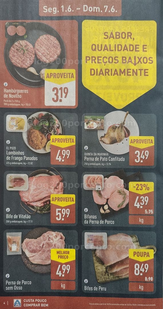 Antevisão Folheto ALDI Promoções de 1 a 7 junho
