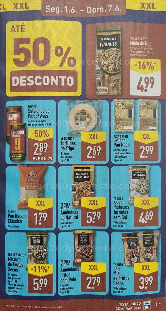 Antevisão Folheto ALDI Promoções de 1 a 7 junho