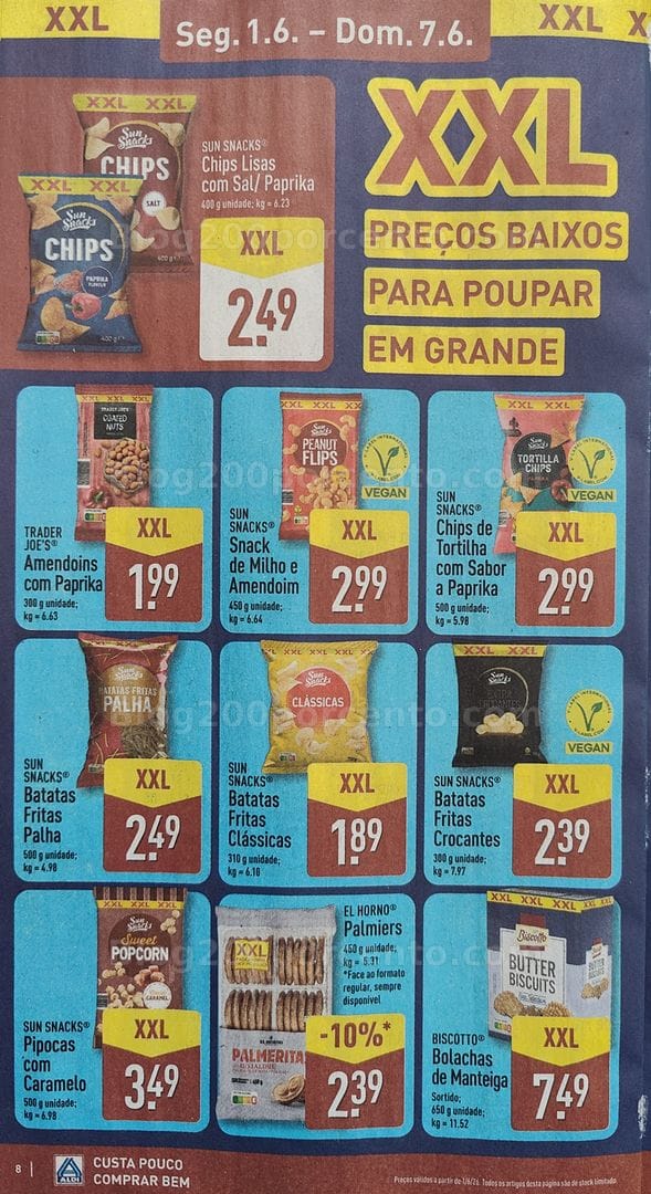 Antevisão Folheto ALDI Promoções de 1 a 7 junho