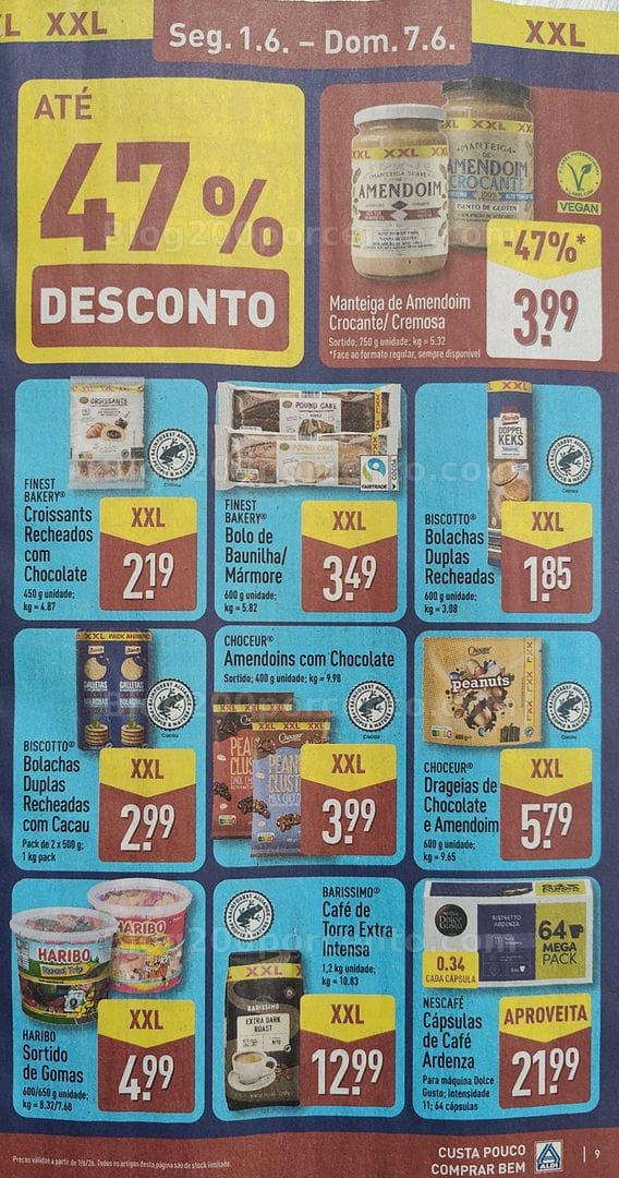 Antevisão Folheto ALDI Promoções de 1 a 7 junho