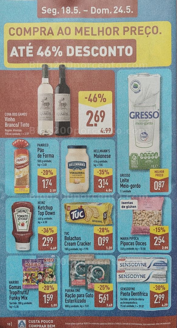Antevisão Folheto ALDI Promoções de 18 a 24 maio