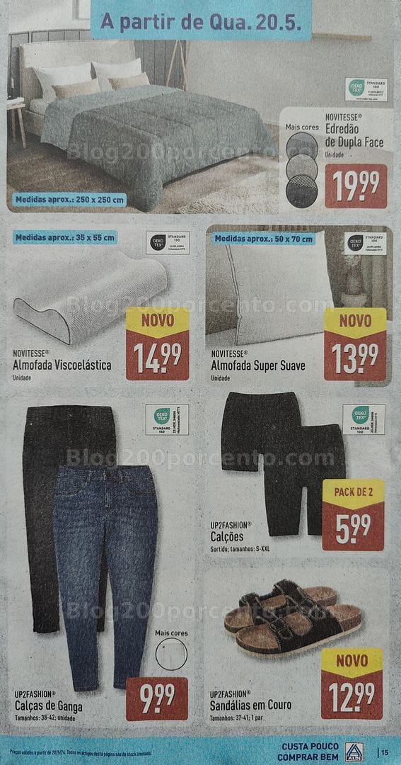 Antevisão Folheto ALDI Bazar Promoções de 20 a 24 maio