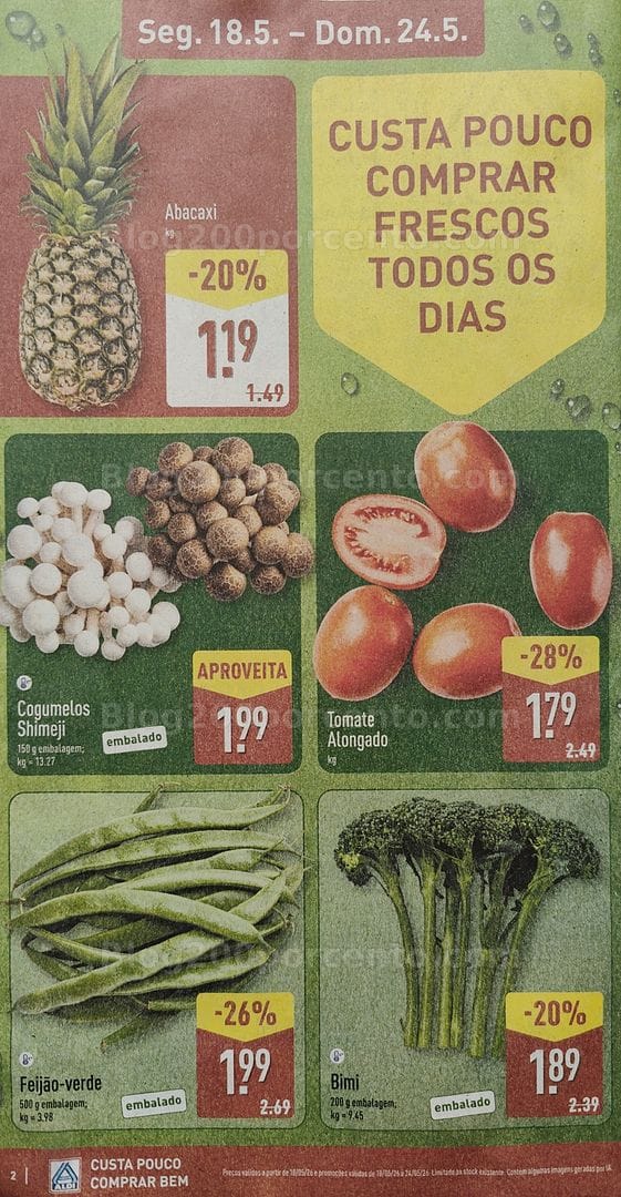 Antevisão Folheto ALDI Promoções de 18 a 24 maio