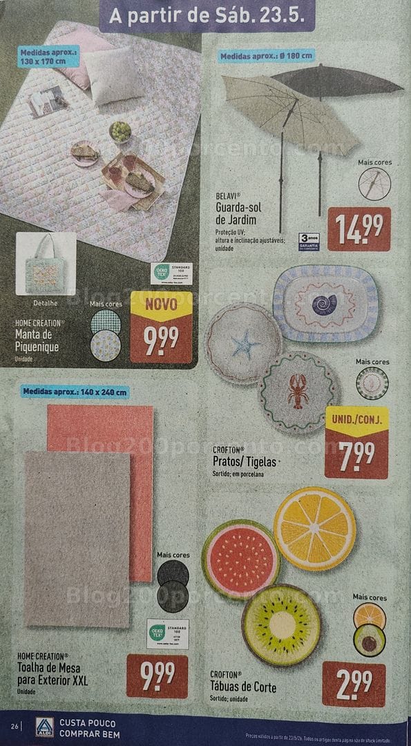 Antevisão Folheto ALDI Promoções de 18 a 24 maio