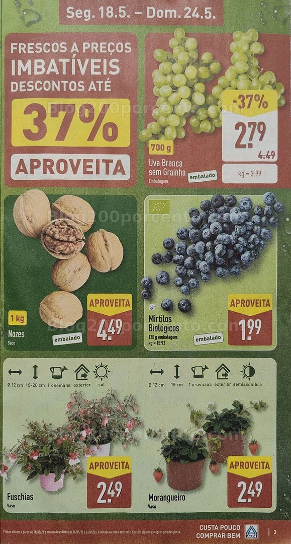 Antevisão Folheto ALDI Promoções de 18 a 24 maio