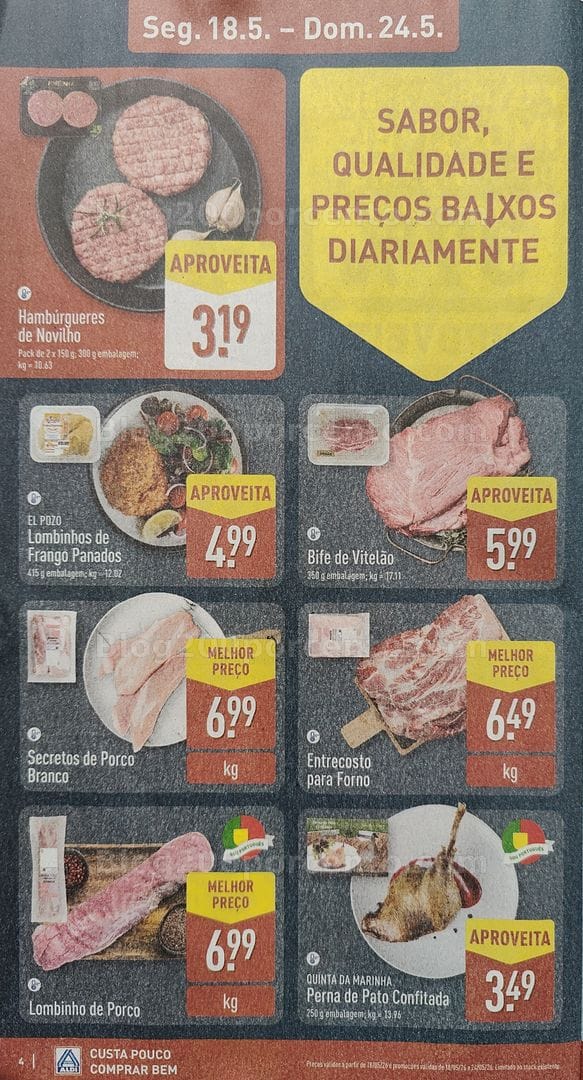 Antevisão Folheto ALDI Promoções de 18 a 24 maio