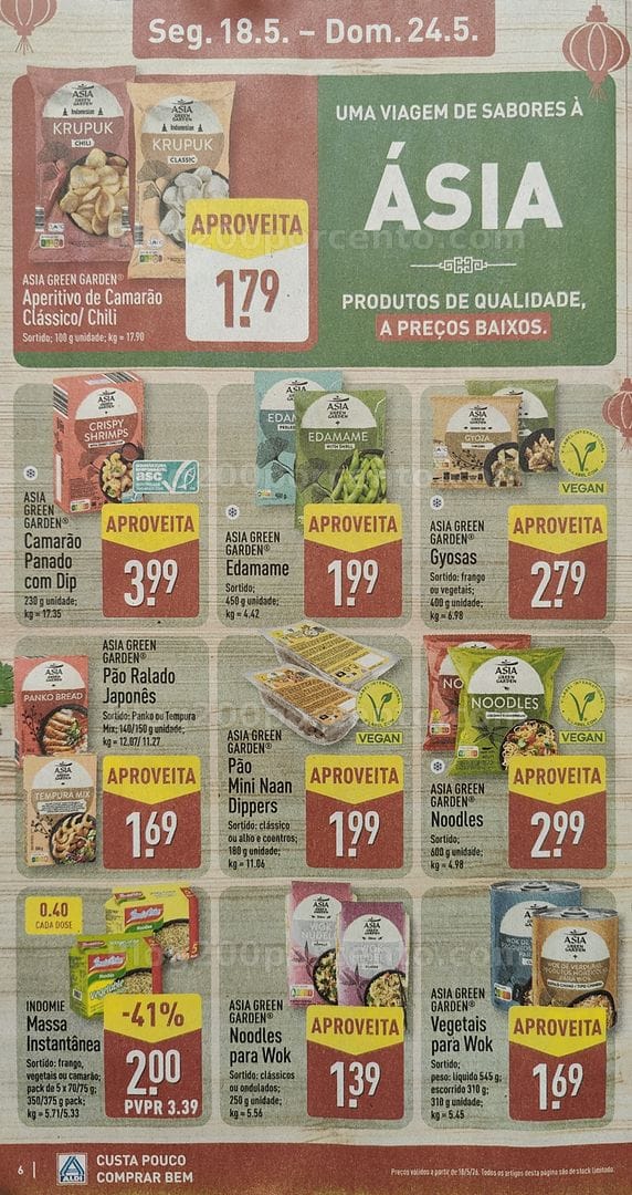 Antevisão Folheto ALDI Promoções de 18 a 24 maio