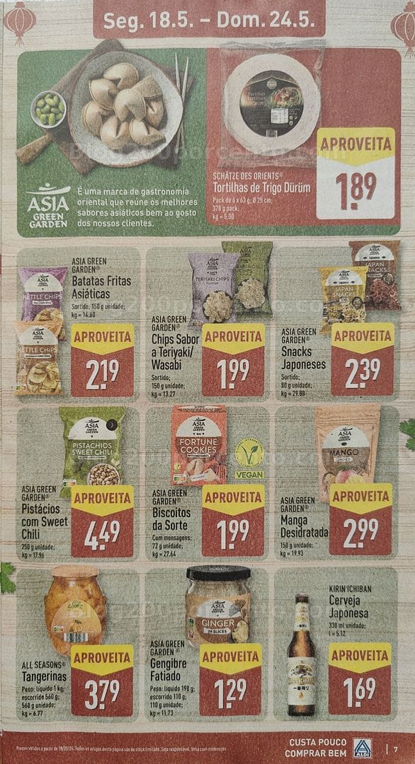 Antevisão Folheto ALDI Promoções de 18 a 24 maio