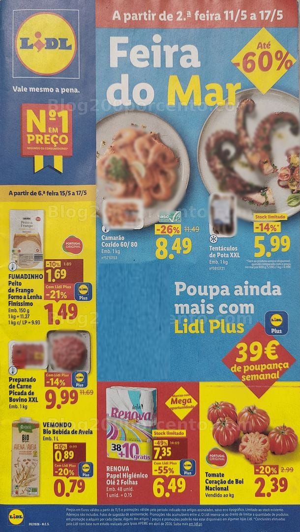 Antevisão Folheto LIDL Promoções de 11 a 17 maio