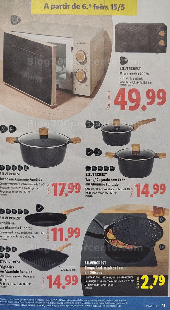 Antevisão Folheto LIDL Bazar Promoções de 11 a 21 maio