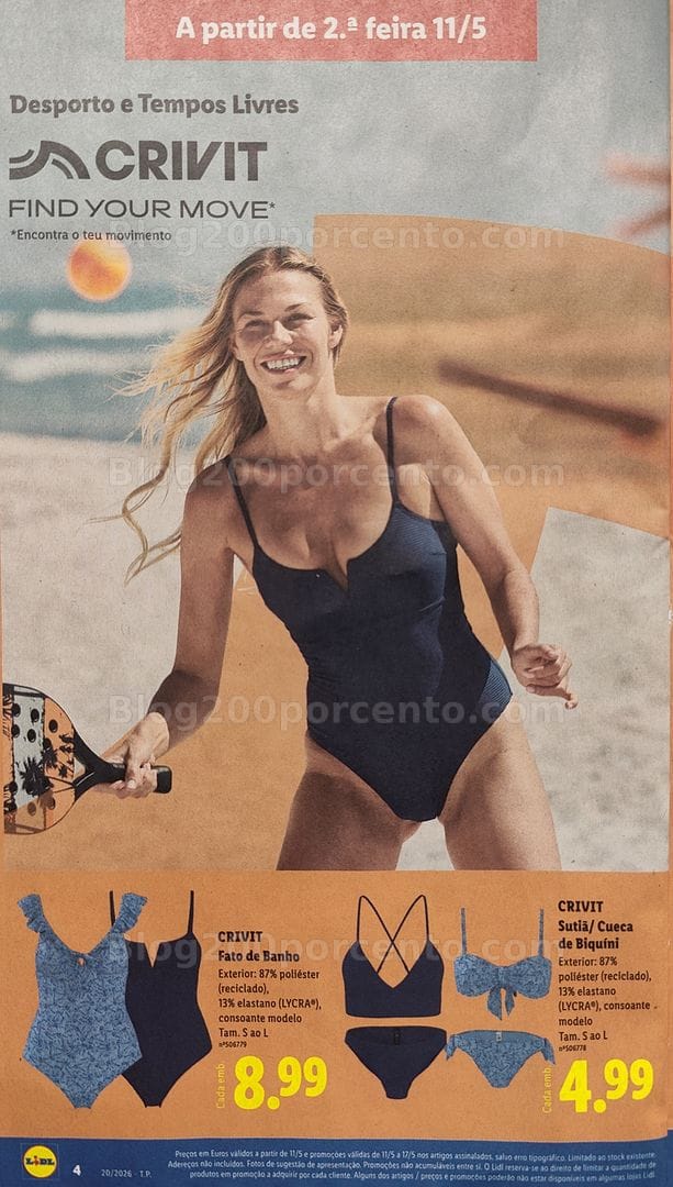 Antevisão Folheto LIDL Bazar Promoções de 11 a 21 maio