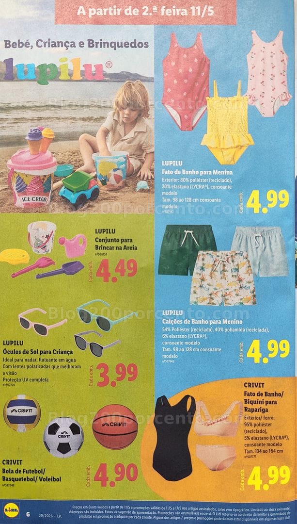 Antevisão Folheto LIDL Bazar Promoções de 11 a 21 maio