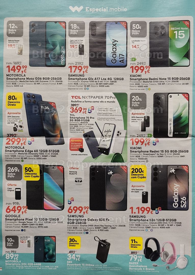 Antevisão Folheto WORTEN Promoções de 12 a 18 maio