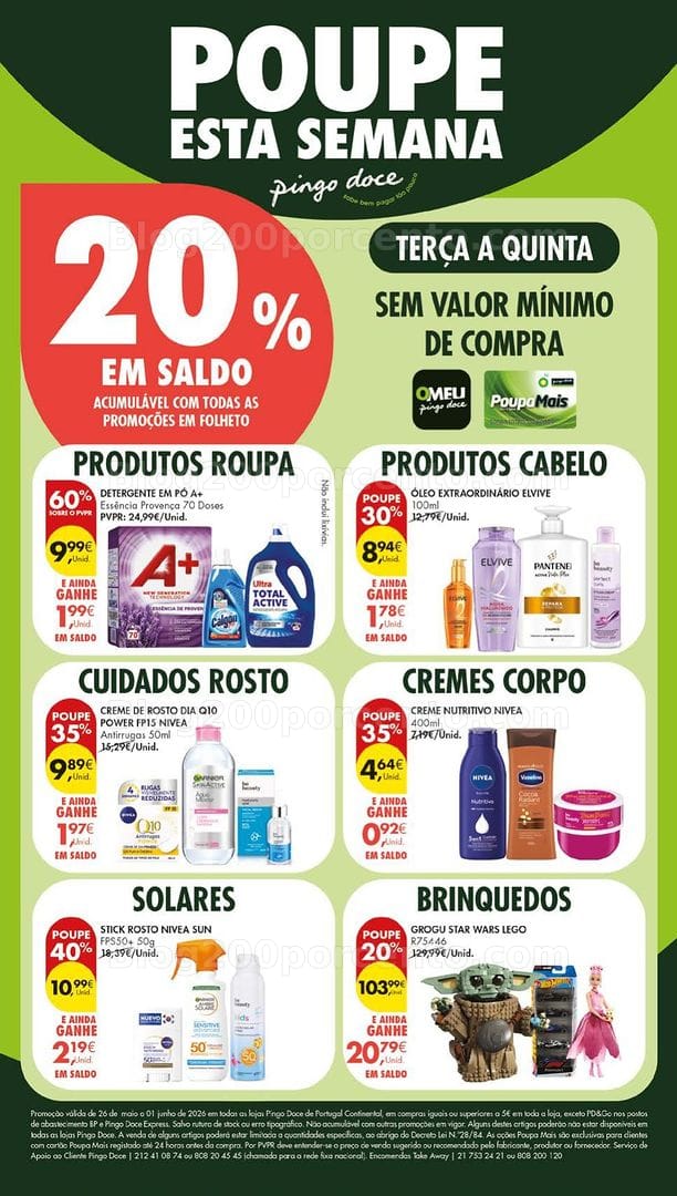 Antevisão Folheto PINGO DOCE Lojas Grandes Promoções de 26 maio a 1 junho