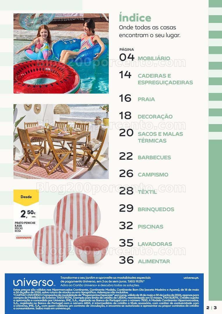 Antevisão Folheto CONTINENTE Casa Verão Promoções de 19 maio a 21 junho
