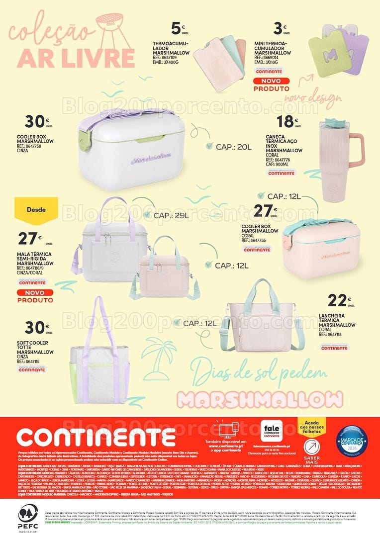 Antevisão Folheto CONTINENTE Casa Verão Promoções de 19 maio a 21 junho