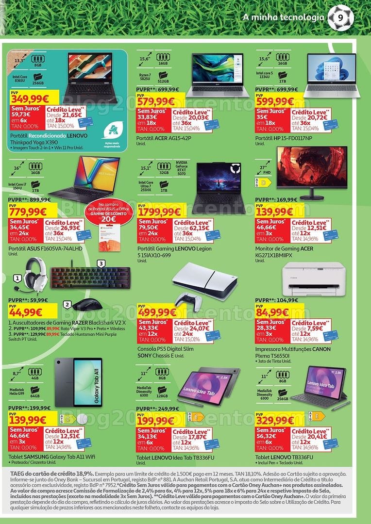 Antevisão Folheto AUCHAN Tecnologia Promoções de 22 maio a 15 junho