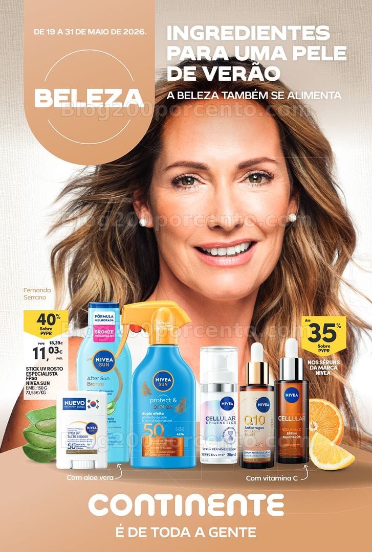 Antevisão Folheto CONTINENTE Beleza Promoções de 19 a 31 maio - Edição Digital