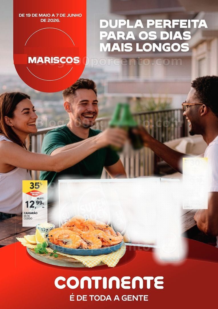 Antevisão Folheto CONTINENTE Especial Mariscos Promoções de 19 maio a 7 junho