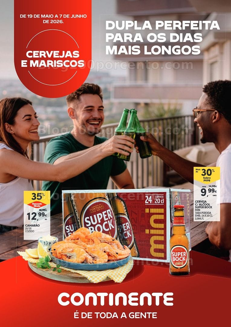 Antevisão Folheto CONTINENTE Especial Mariscos Promoções de 19 maio a 7 junho