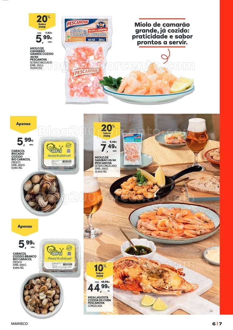 Antevisão Folheto CONTINENTE Especial Mariscos Promoções de 19 maio a 7 junho