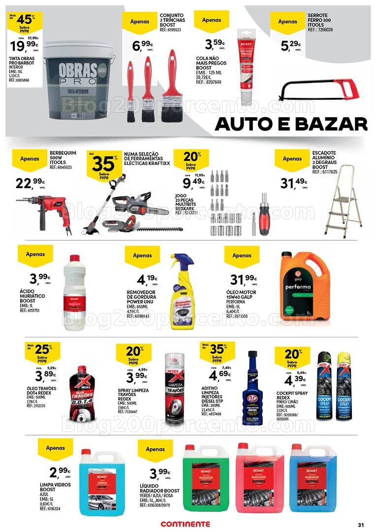 Antevisão Folheto CONTINENTE Bazar Açores Promoções de 14 a 27 maio