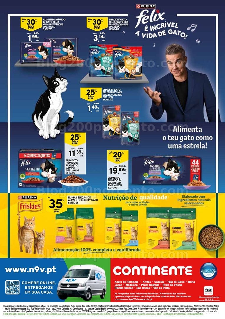 Antevisão Folheto CONTINENTE Açores Extra Promoções até 8 junho