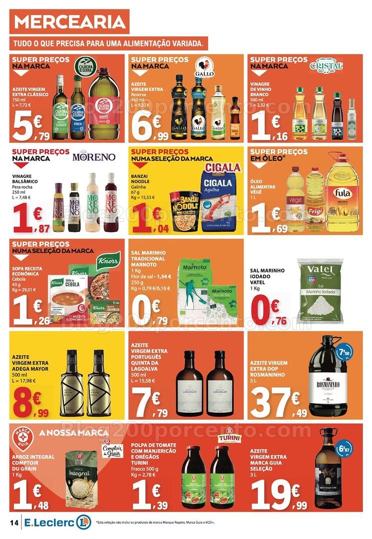 Antevisão Folheto E-LECLERC Promoções de 14 a 20 maio