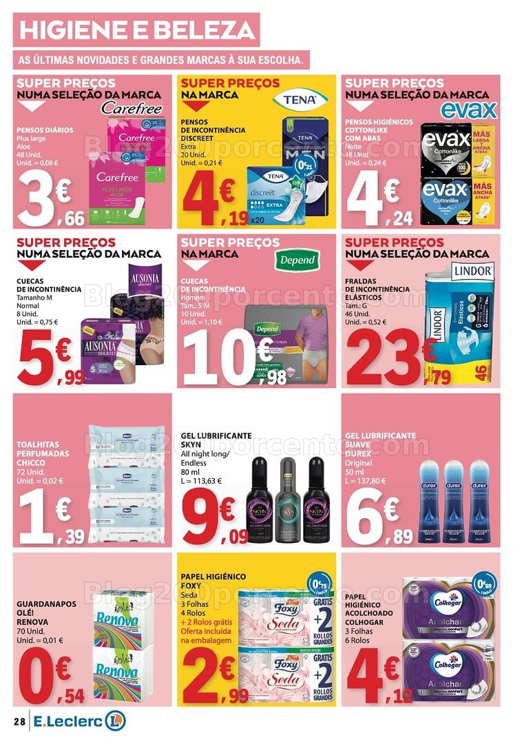 Antevisão Folheto E-LECLERC Promoções de 14 a 20 maio