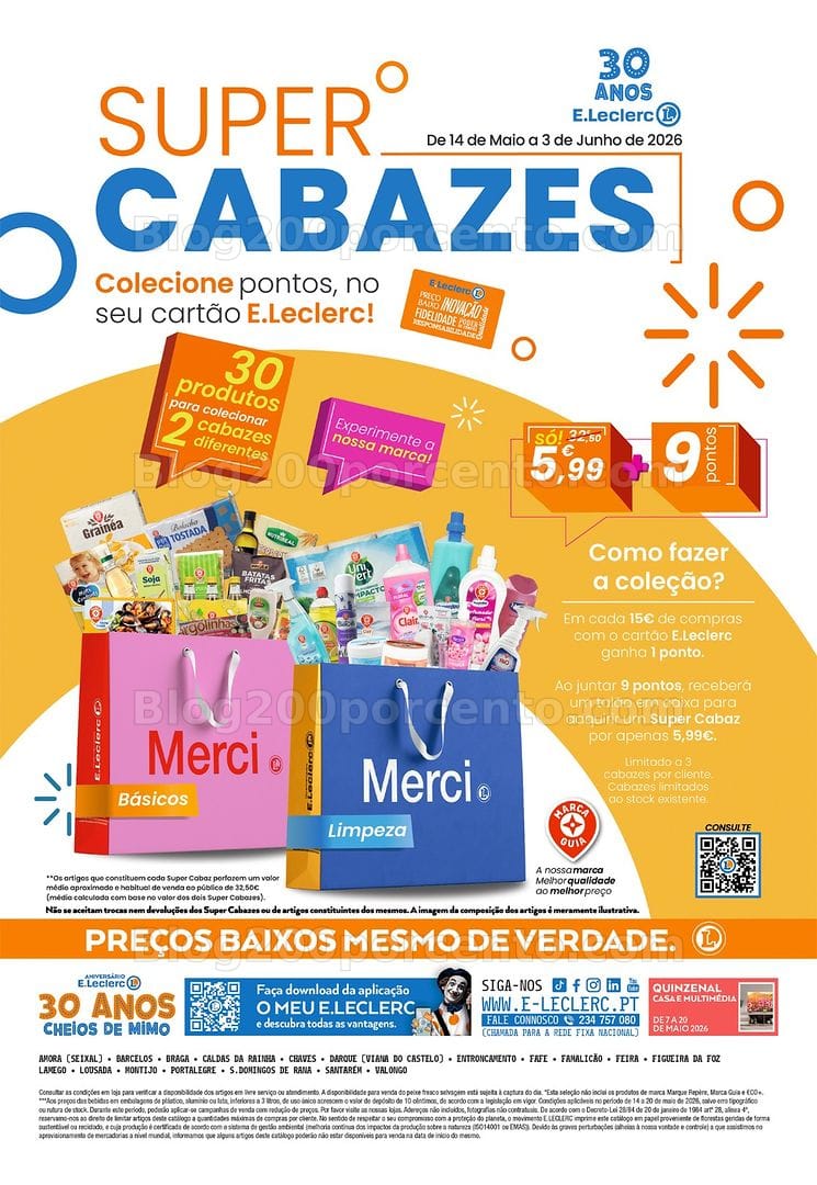 Antevisão Folheto E-LECLERC Promoções de 14 a 20 maio