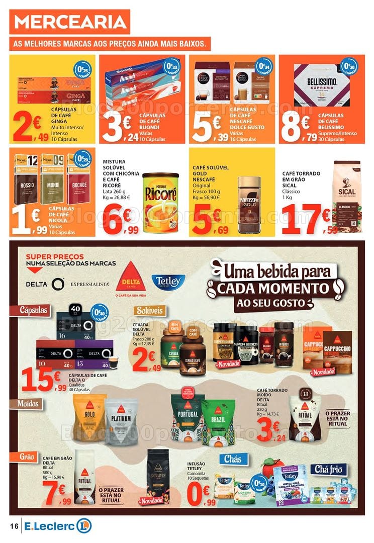 Antevisão Folheto E-LECLERC Promoções de 7 a 13 maio