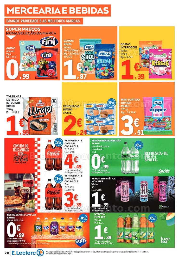 Antevisão Folheto E-LECLERC Promoções de 7 a 13 maio