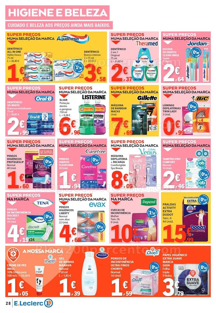 Antevisão Folheto E-LECLERC Promoções de 7 a 13 maio